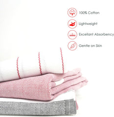 Thirsty Towel Cotton Bath Towel 600 Gsm | Super Soft & High Absorbency Quick Dry Bath Towels Large Size For Men, Women & Kids Set Of 3 (Cambric Mauve)