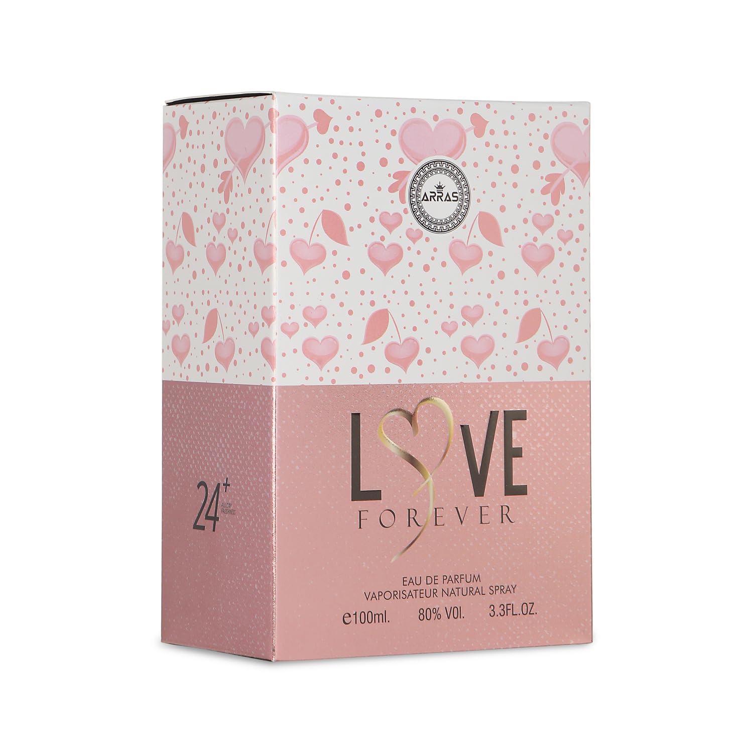 Arras Love Forever Eau De Parfum For Women | Sweet Feelings | 100ml 3.3 Fl.oz. Ideal For Gifting