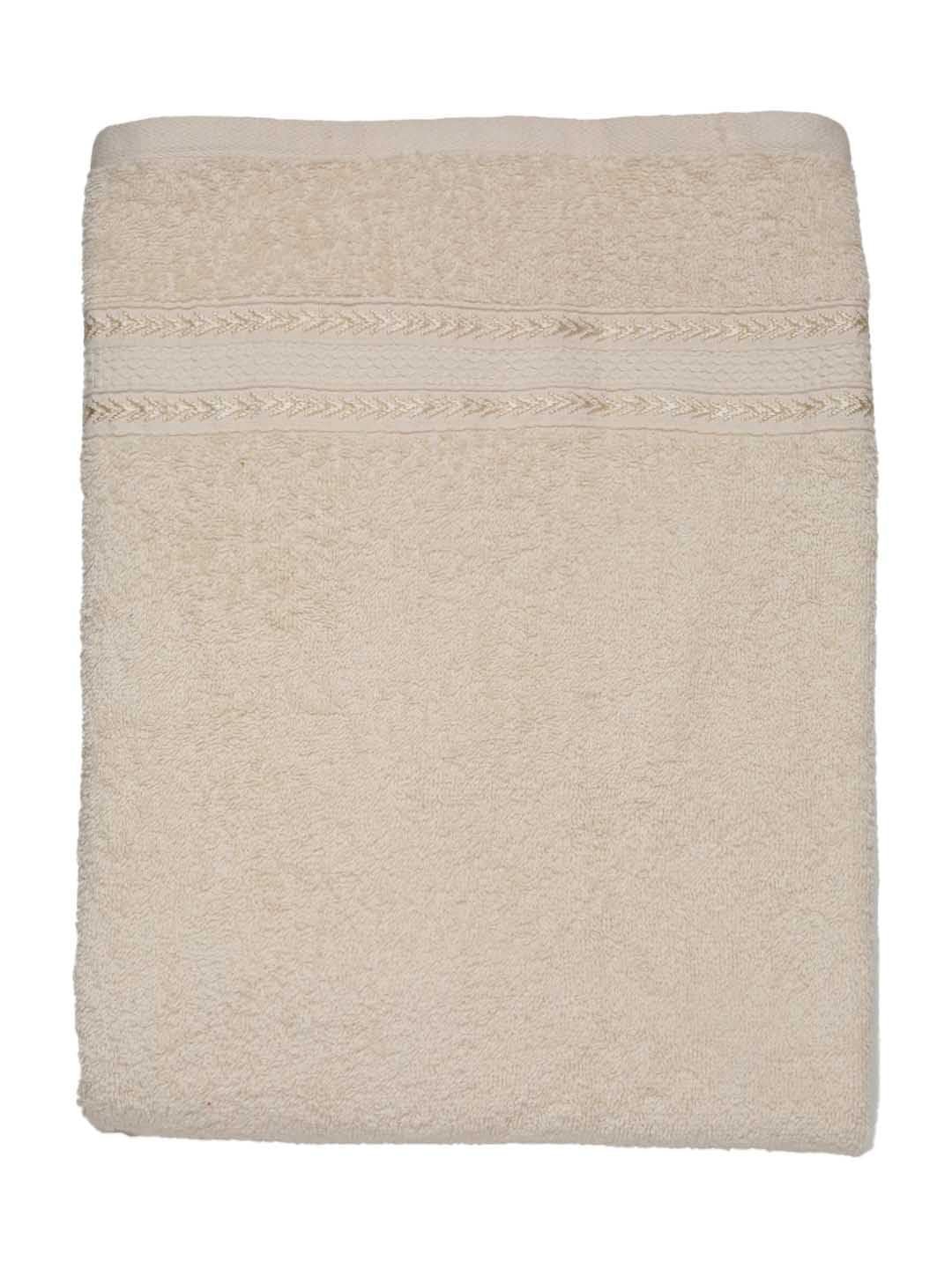 Ramraj Cotton Soft & Absorbent Terry Bath Towel 450 Gsm (Ivory)