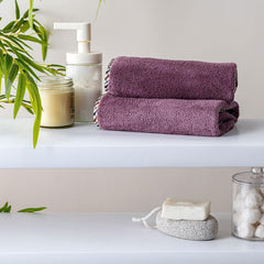 Spread Spain Microfiber Hand Towel 360 Gsm | Hand Towel For Gym & Workout Towels | Set of 2 (Fashion Fruit)