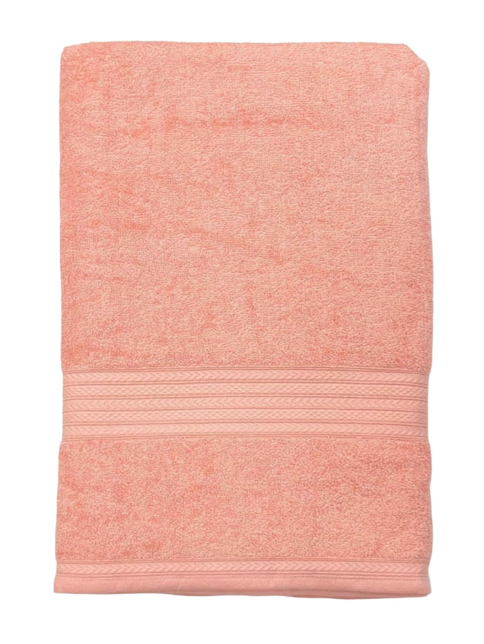 Bombay Dyeing Tulip Premium Cotton Large Size Bath Towel 500 Gsm (Rose)