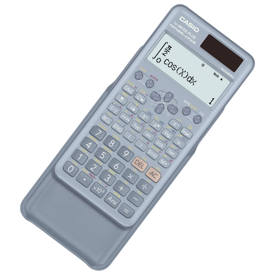 Casio Fx-991es Plus Blue 2nd Gen Non-programmable Scientific Calculator | 10 + 2 Digits, 417 Functions, Solar Battery