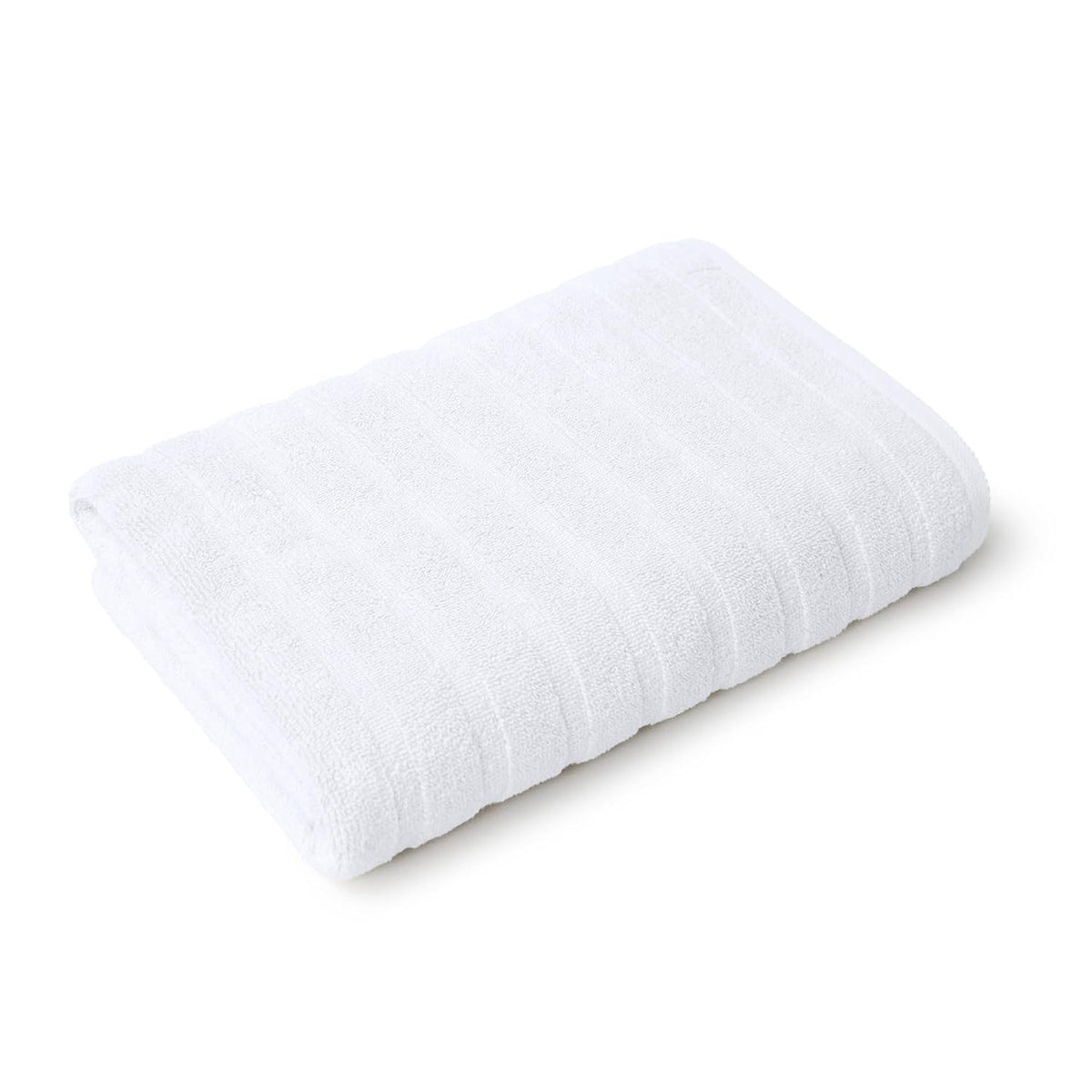 Mytrident Quick Dry 100% Cotton Bath Towel 450 Gsm (White) - 1 Pcs