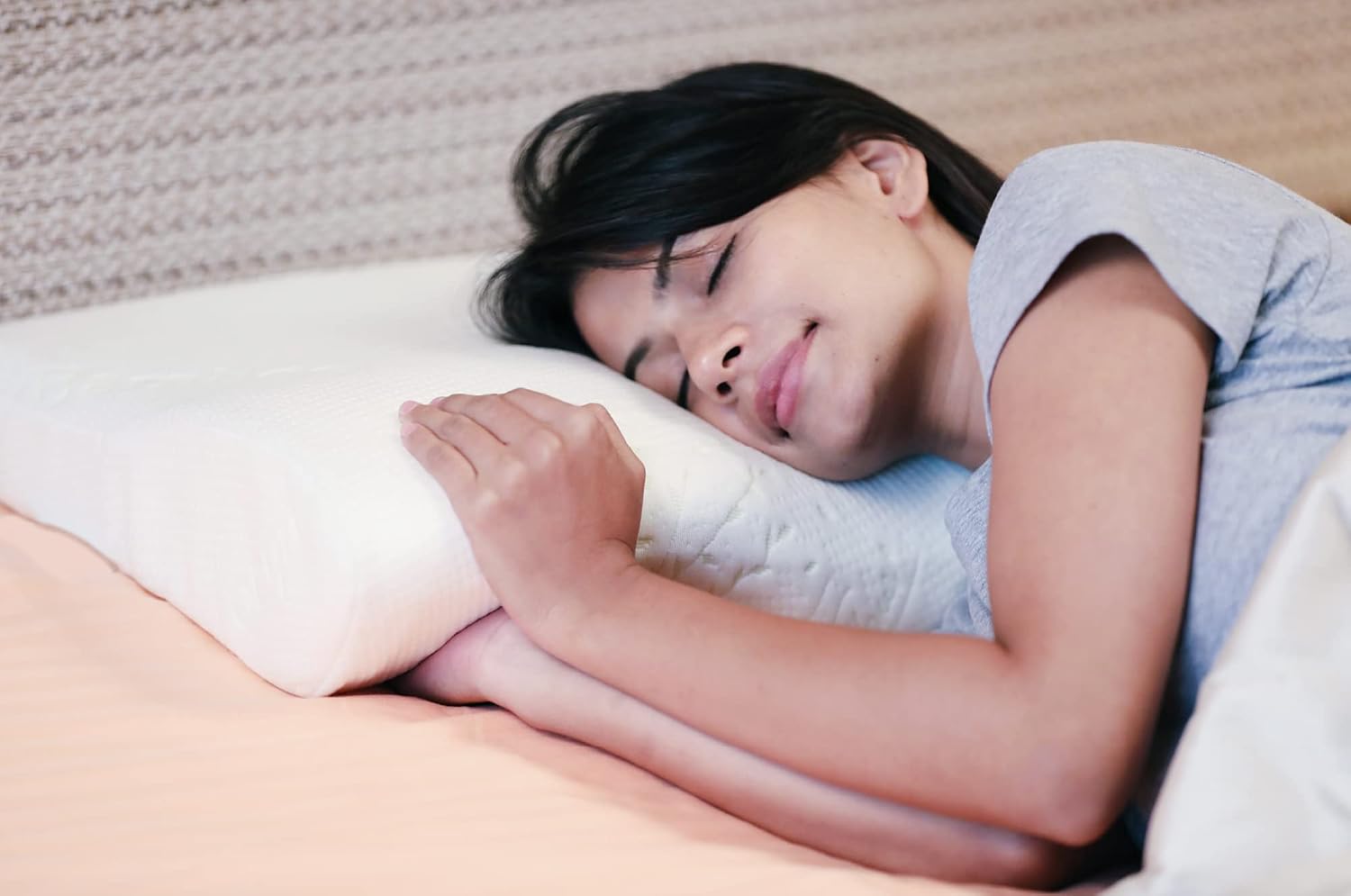 Cervical Pillow, For Neck Pain & Shoulder Pain Relief, White - King Size | Memory Foam Pillow For Sleeping, Orthopedic Contour Pillow For Spondylitis | Removable, Medical Pillow - Pack Of 2