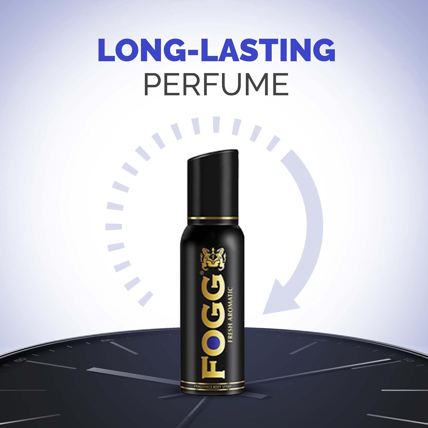 Fogg Fresh Aromatic Premium No Gas Deodorant For Men | Long-lasting Perfume Body Spray 120 Ml 4 Fl.oz.