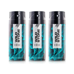 Wild Stone Edge Body Spray Deodorant For Men 450ml 15.2 Fl.oz. | Perfect For Use Every Day | Pack Of 3