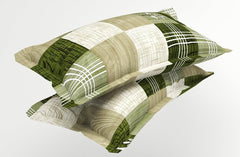100% Microfiber Flat Double Bedsheets With 2 Pillow Covers - Light Green | 88 X 88 Inches - Durable & Long Lasting Fabric, Naturally Breathable & Wrinkle Free Bedsheet