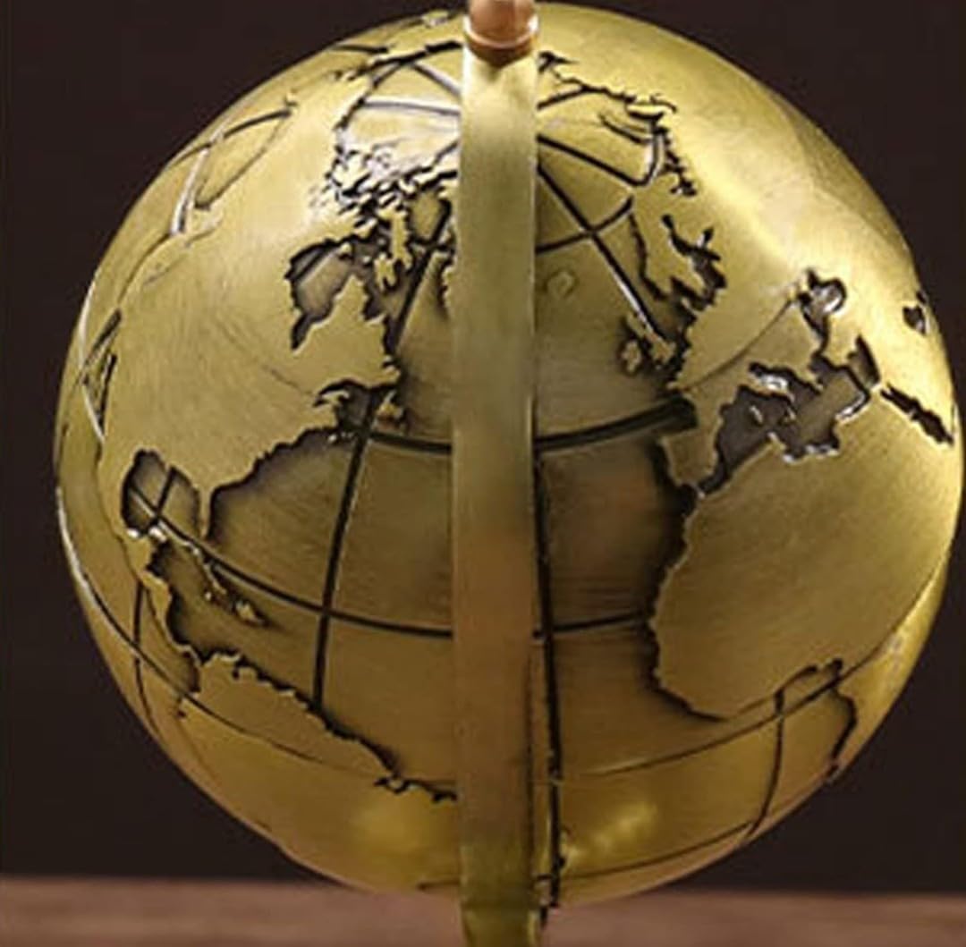 Statue Study Office Desk Decor Showpiece Gift Decoration Accessories For Home (The Globe Statue), Pack Of 1