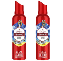 Old Spice Combo Of 2 Original Long Lasting Freshness Deodorant Perfume Body Spray For Men 140ml Each 4.7 Fl.oz.