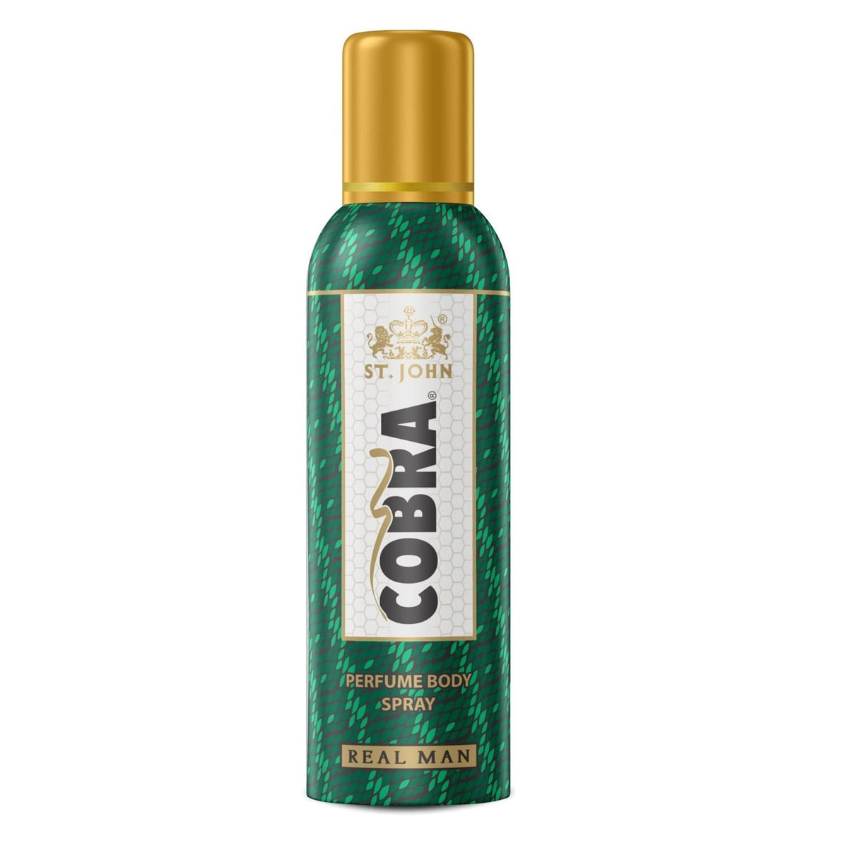 St. john Cobra Real Man Long Lasting Perfume Body Spray 100ml 3.4 Fl.oz. | Perfect Gift For Boyfriend