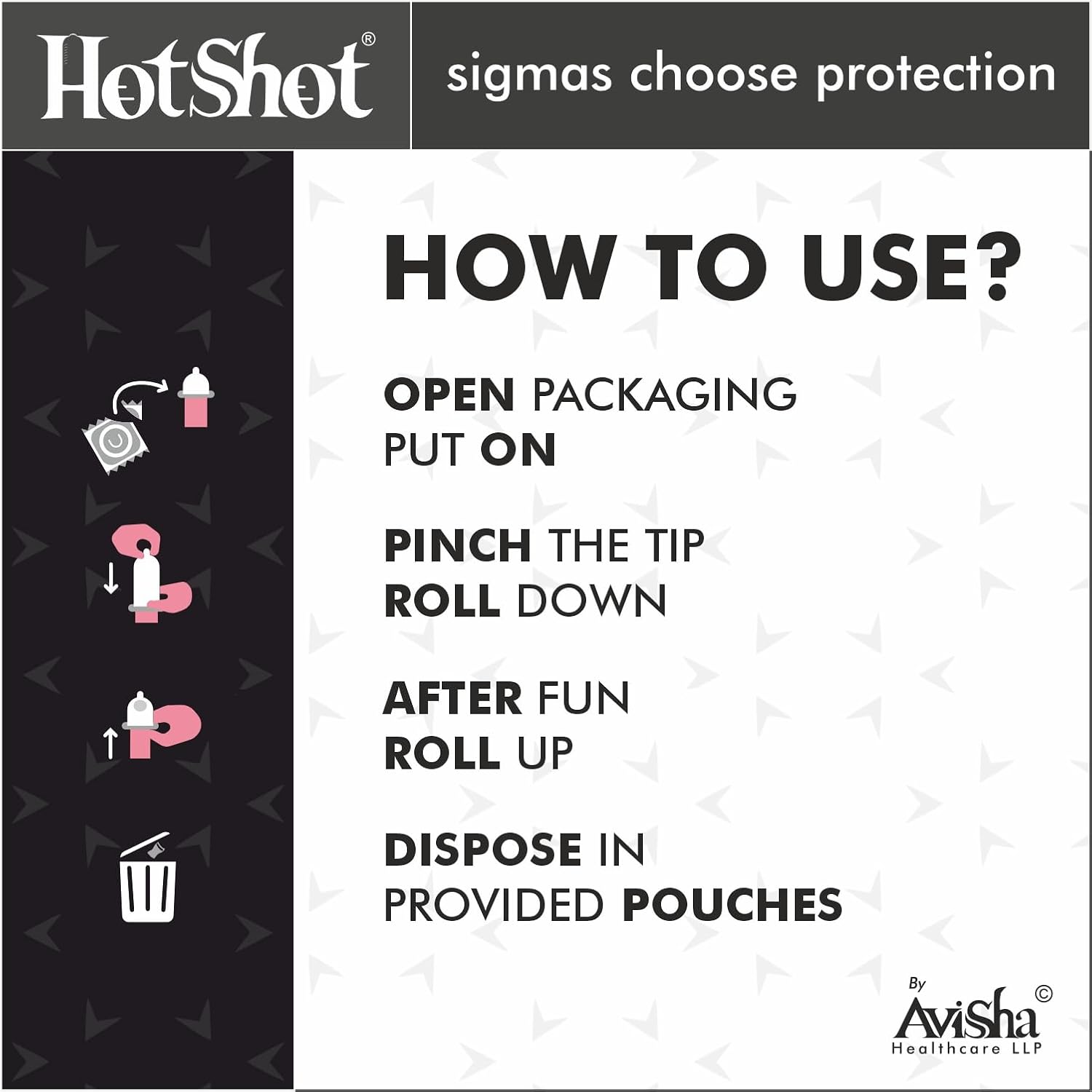 Hot Shot Red Wine Flavored Condom For Men -10 Count