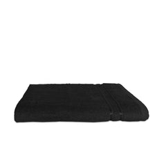 Welspun 100% Cotton Quik Dry Bath Towel 380 Gsm | High Absorbency Super Soft, Fast Drying Bath Towels | Large Size Bath Towel For Men & Women (Black)