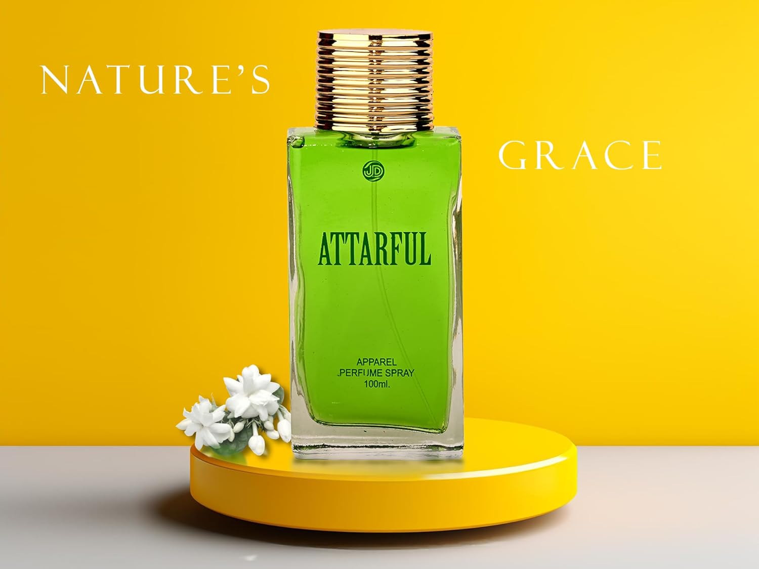 JD International Attarful Apparel Unisex Perfume With Long Lasting Fragrance - 100ml, 3.4 Fl.oz. | Perfume For Men & Women
