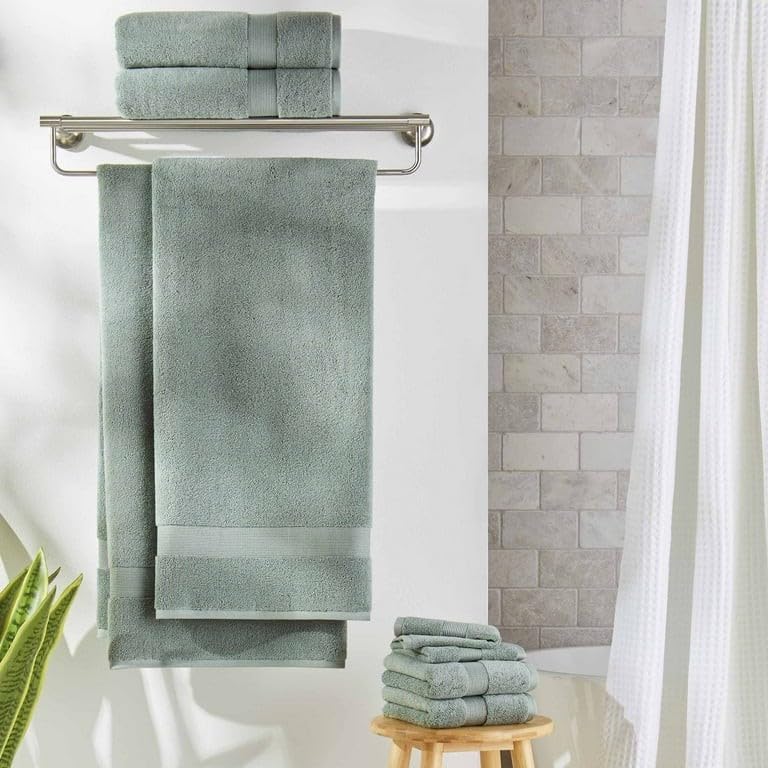 Lavone Premium 100% Cotton Zero Twist Bath Towel 550 Gsm | Ultra Soft & Absorbent Towels For Men & Women Quick Dry Bath Towel (Green)
