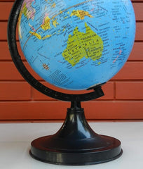 Globe 360 Rotation With Plastic Stand Educational Learning Toy For Kids & Students, Decorative Showpiece, Office Desk Mini Earth Globe, Pack Of 1