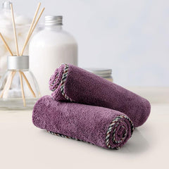 Spread Spain Microfiber Hand Towel 360 Gsm | Hand Towel For Gym & Workout Towels | Set of 2 (Fashion Fruit)
