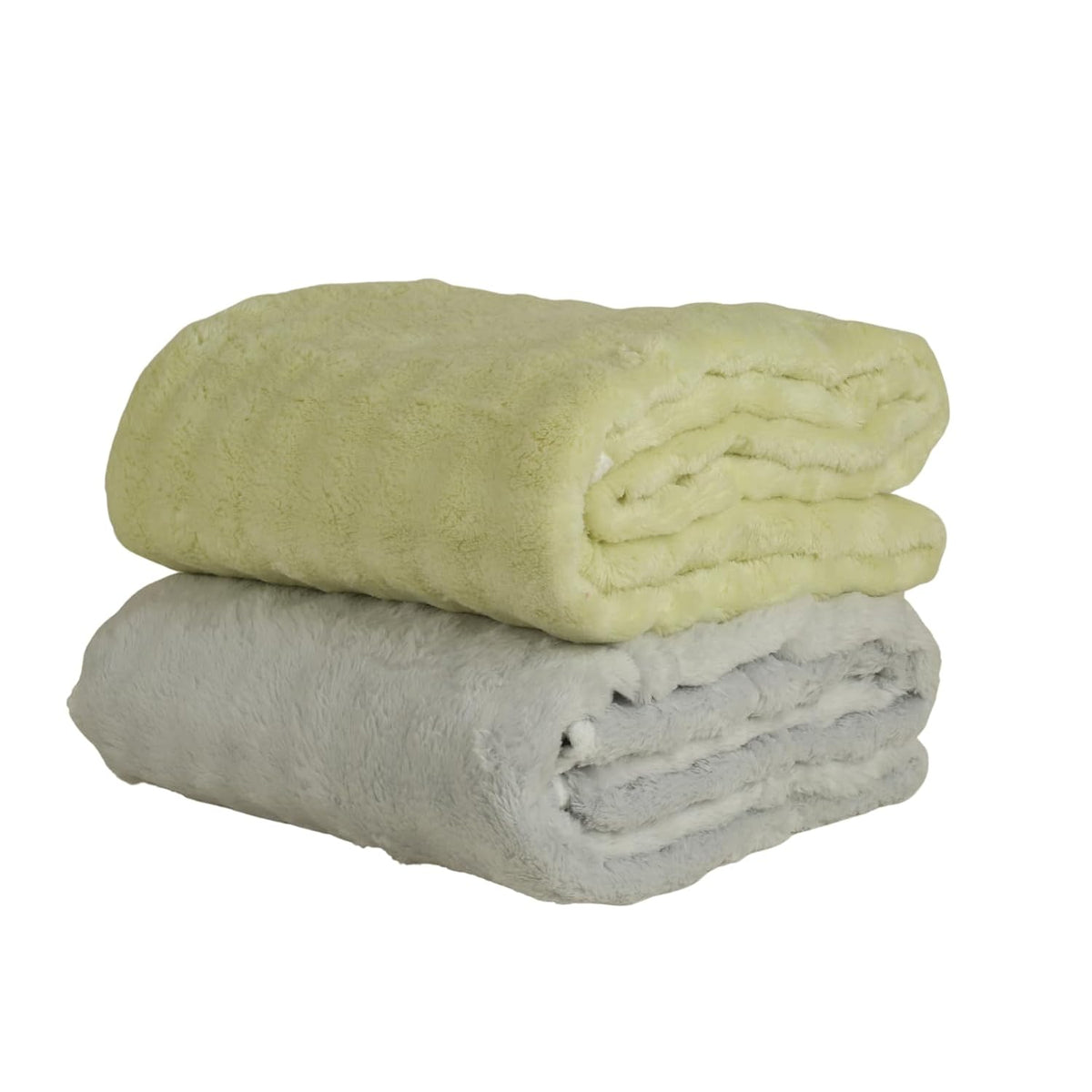 Hanker Bubble Luxury Feather Feel Bath Towel 400gsm | Instant Dry Fabric, Ultra-Soft & Plush Full Large Size Skin Friendly Fabric (Green & Gray)
