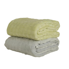 Hanker Bubble Luxury Feather Feel Bath Towel 400gsm | Instant Dry Fabric, Ultra-Soft & Plush Full Large Size Skin Friendly Fabric (Green & Gray)