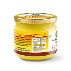 Organic Desi Cow Ghee By Akshayakalpa Organic | Rich In Vitamins A, D & K Healthy Desi Ghee Good For Boosts Energy | (300ml) 10.1 Ounce | Jar Pack