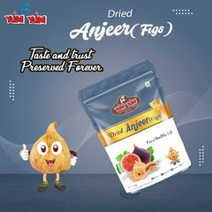 Premium Dried Afghani Anjeer By Yum Yum 1kg, (250gm* Pack Of 4) | Rich Source Of Fibre | Vitamins Calcium & Iron | Low In Calories And Fat Free | 35.2 Ounce