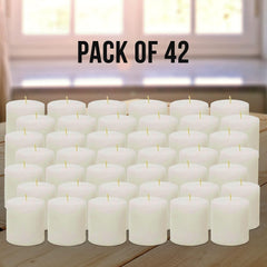 BULK BUY CANDLES | CENTRE TABLE CANDLES PACK OF 42 | BURNING TIME 5 HOUR