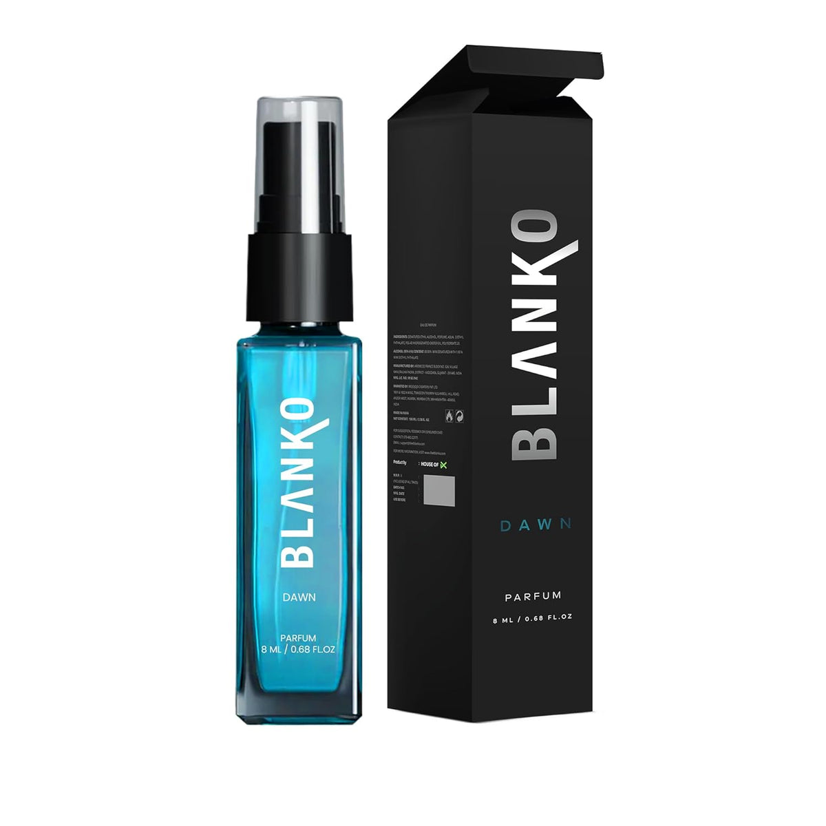 Blanko Dawn TLT Parfum 8ml 0.27 Fl.oz. Luxury Perfume For Office Days | Longest Lasting Men's Pocket Perfume With Time Lock Technology