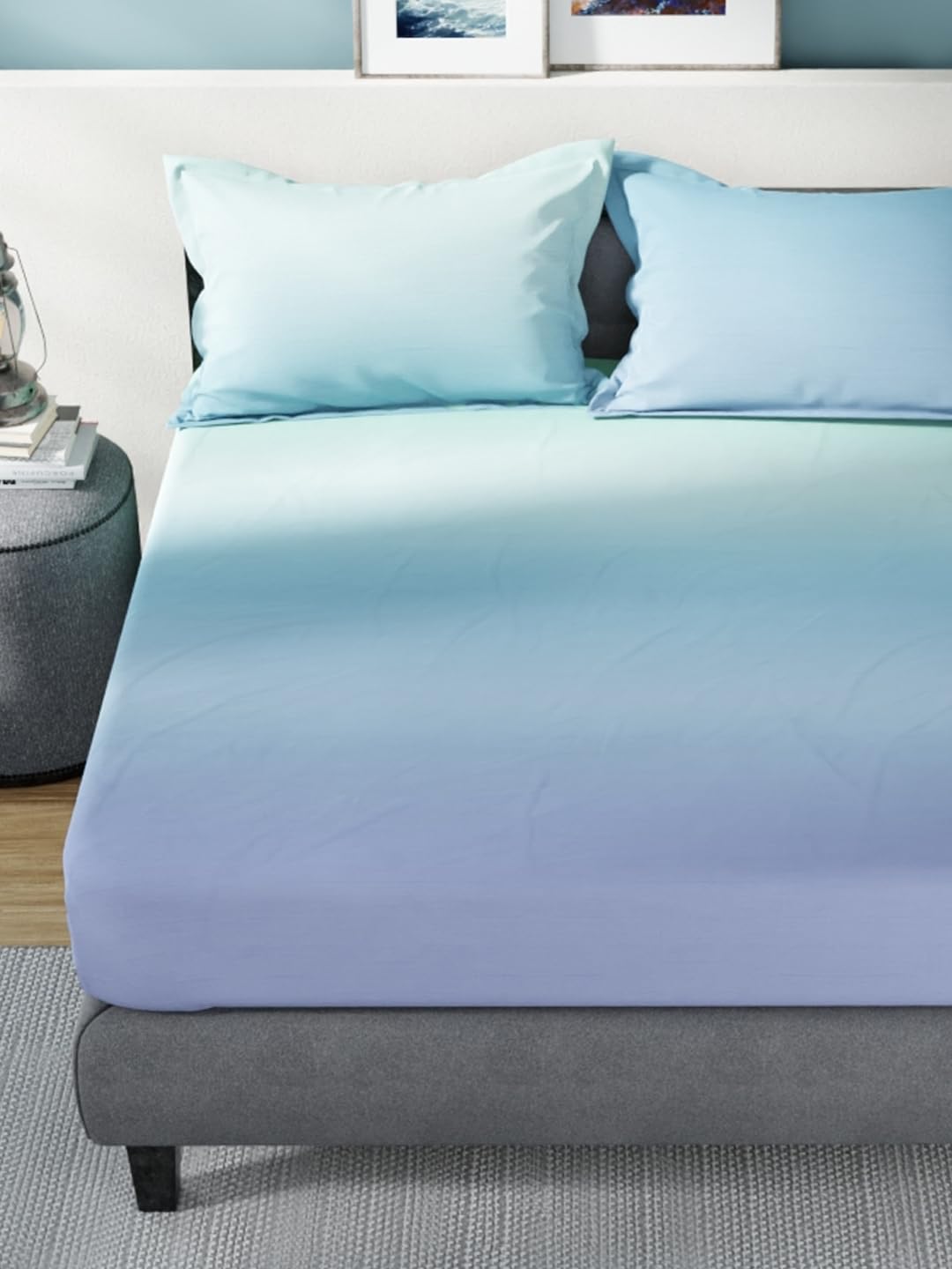 Super Soft 100% Cotton King Bedsheet With 2 Pillow Covers - 92 X 110 Inches, Multicolor | Super Soft Touch & Feel Every Time | Skin Friendly Prints