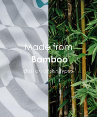 Thirsty Towel By Doctor Towels Bamboo Bath Towel 460 Gsm | Piano Pop Design Herringbone Weave Fabric (Piano Pop)