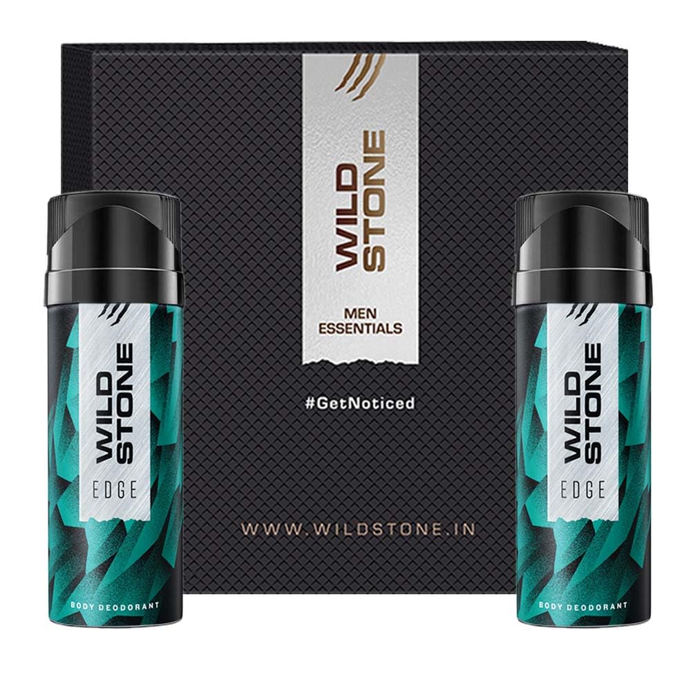 Wild Stone Edge Body Spray Deodorant 300ml 10.1 Fl.oz. Pack Of 2 | Long Lasting Fragrance