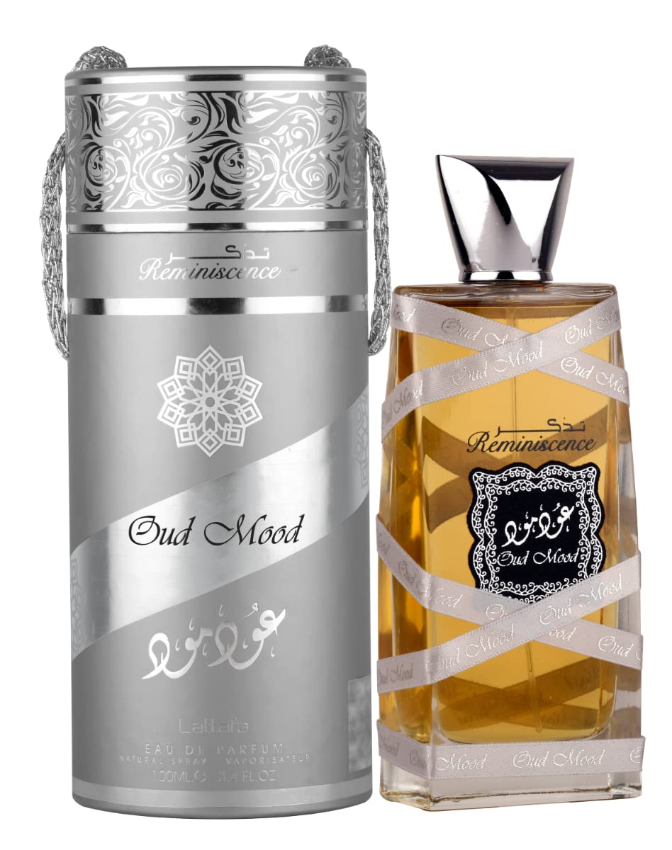 Lattafa Oud Mood Reminiscence Eau De Parfum 100ml 3.4 Fl.oz. Unisex Luxury Fragrance | Long Lasting