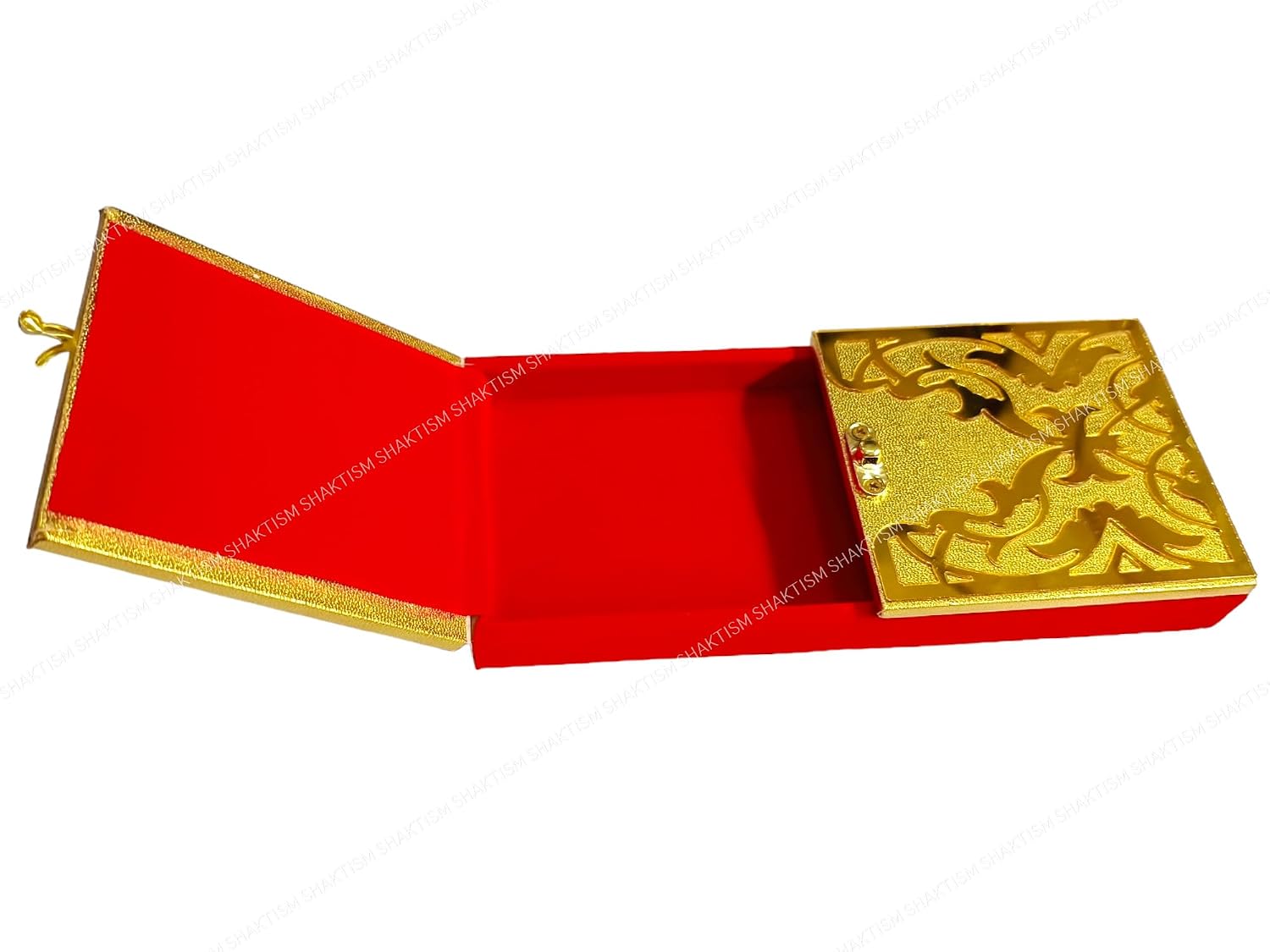 Decorative & Attractive Box Cash Box, Shagun Box, Jewellery Box, Money Box Envelop Wedding, Gift Box, Bangel Box Pack Of 1PC, Golden Front