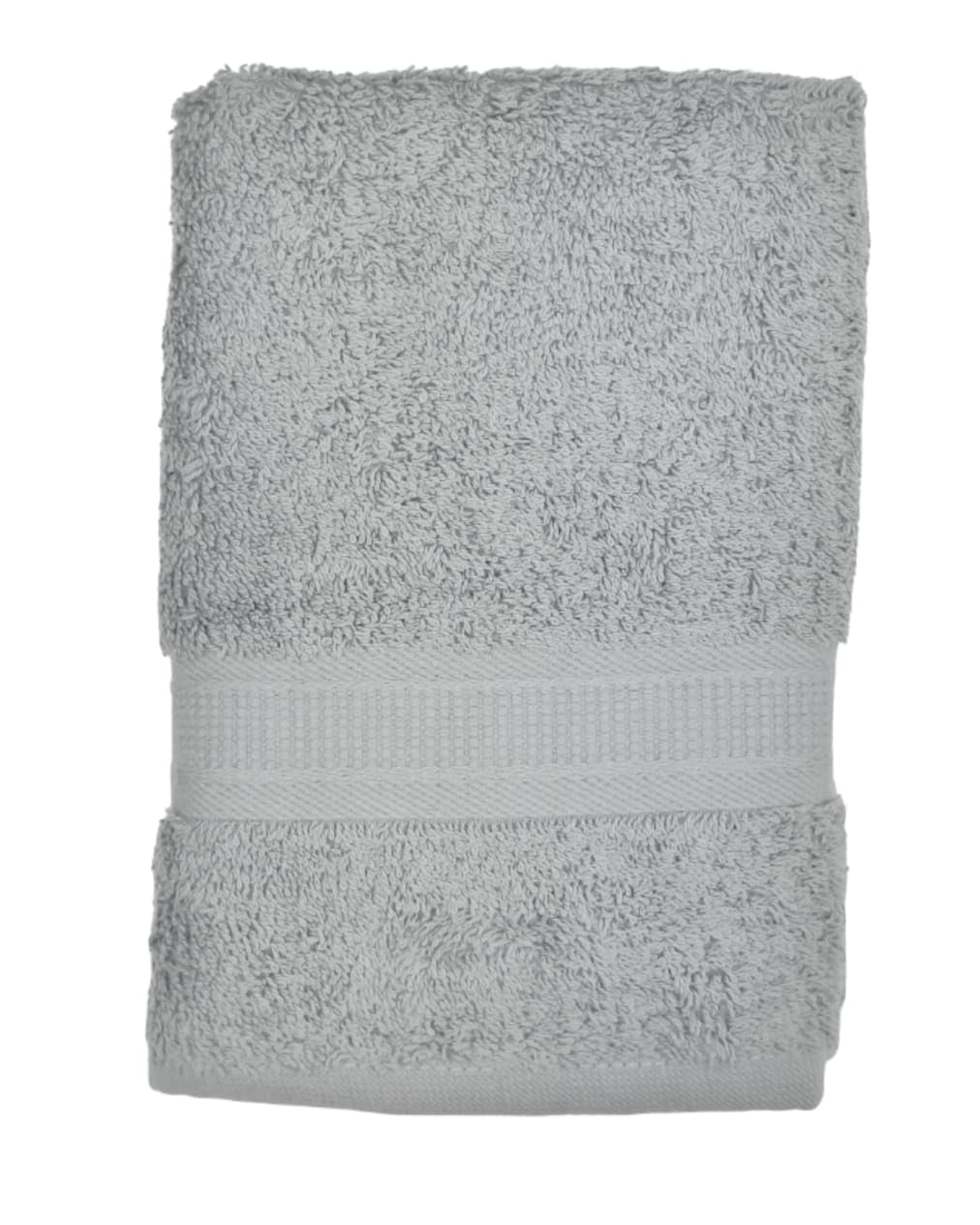 Bombay Dyeing Plain Santino 500 Gsm Cotton Hand Towel Set - Grey (2 Piece)