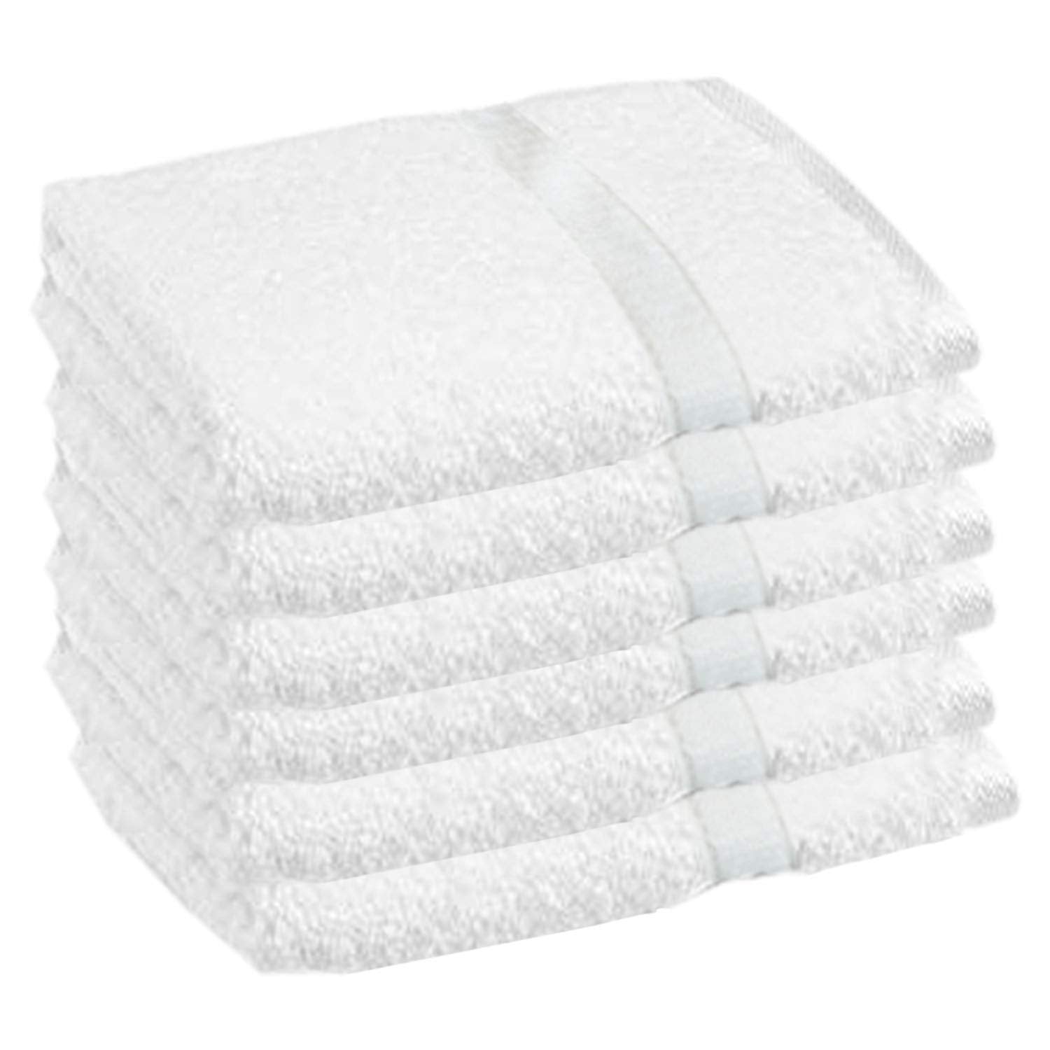 N G Products 100% Cotton Bath & Swim Towel 2400 Gsm | Super Absorbent & Soft Antibacteria Towel Set (White) - Pack Of 6