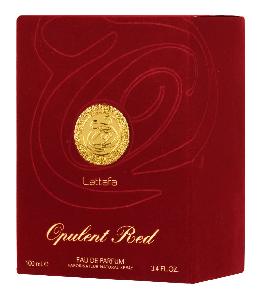 Lattafa Opulent Red Eau De Parfum 100ml 3.4 Fl.oz. Unisex Fragrance | Long Lasting