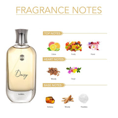 Ajmal Daisy Eau De Perfume 100ml 3.4 Fl.oz. | Long Lasting Fragrance & Perfect Gift For Wife