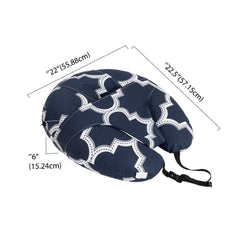 Feeding Pillow For New Born Baby, 5 In 1 Multipurpose Use, Nursing Pillow, Blue | Pillow With Belt & Hoop For Breastfeeding With Cotton Removable Cover | Stay-Put Support For Every Position