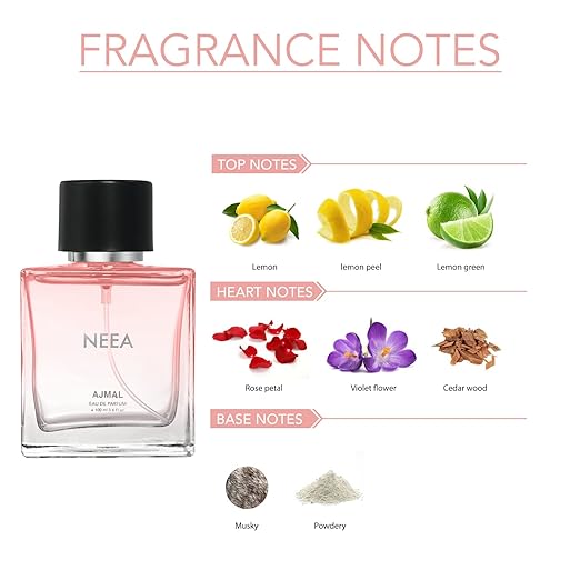 Ajmal Neea Eau De Parfum Floral Perfume 100ml 3.4 Fl.oz. | Casual Wear For Women.