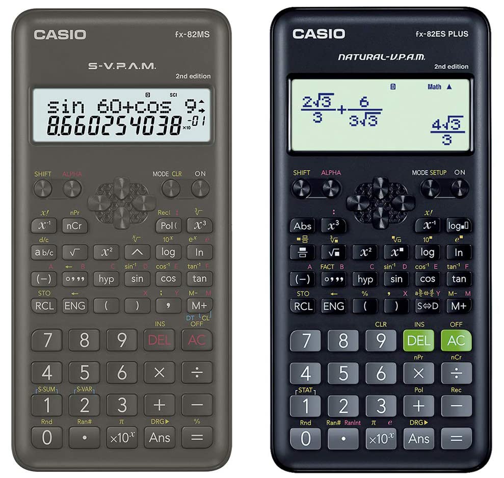 Casio Scientific Calculator & Casio 2nd Gen Scientific Calculator | 10 Digit Mantissa + 2 Digit Exponential Display