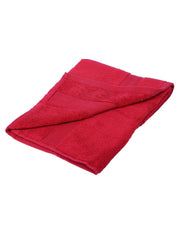 Bianca Ultra Soft Zero Twist 100% Cotton Towel Hand Towel 480 Gsm | Super Absorbent, Fluffy, Aerocore Organic Technology - For Men, Women, Gym, Kitchen (Burgundy)- Pack Of 4