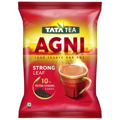Tata Tea Agni Chai Patti - 1 Kg, 35.2 Ounce | Strong Chai With 10% Extra Strong Leaves - Loose Leaves Black Tea, Medium Caffeine Chai Patti
