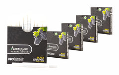 Aarogyam Herbals 100% Tobacco & Nicotine Free Cigarette For Relieve Stress & Mood Enhance Product For Smokers - 10 Sticks In Each Packet (Black Grapes Flavour, Pack Of 5)