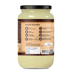 100% Pure A2 Bilona Buffalo + A2 Bilona Cow + A2 Cultured Cow & A2 Cultured Buffalo Ghee By AMP Purely Moo | Healthy & Nutrients Pure Combo Desi Ghee | 4 Litre (1 Litr * 4) 135.2 Ounce | Jar Pack