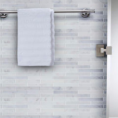 Maspar 100% Cotton Casper Hand Towel 500 Gsm (White) - 2 Pcs