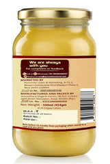 Organic Natural A2 Bilona Cow Desi Ghee By Puro Miles | Natural & Healthy Gir Cow Cultured Desi Ghee Perfect For Diet | (500ml) 16.9 Ounce | Jar Pack