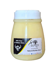Pure Natural A2 Buffalo Ghee By Shri Kalpadruma | Rich In Vitamin A & Healthy Nutrients Desi Ghee Perfect For Use Puja | (1 Litr) 33.8 Ounce | Jar Pack