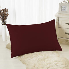 Microfiber Pillow Cushion Filler, Luxurious Pillow Filler, Brown, 16 X 24 Inch | Cushion Pillow Filler For Home Décor, Bedroom, Bed | All Season Comfort & Flawless Aesthetics - Pack Of 2