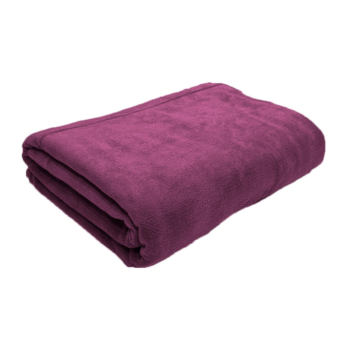 Black Gold The Finer Touch Oversized Microfiber Bath Towel 700 Gsm | Soft Quick-Dry Microfiber Towel For Men & Women | Lightweight, Absorbent & Travel-Friendly (Purple)