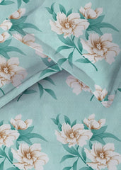 100% Cotton Double Bedsheets With 2 King Size Pillow Covers | 90 X 100 Inches, Sea Green - Light Weight & Easy To Wash At Home | Breathable & Wrinkle Free
