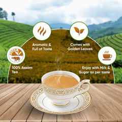 Goodricke Khaass Exclusive Assam Tea - Pack Of 2 X 25 Tea Bags | 100% Assam Chai With Golden Leaves - Sweet Lasting Flavor | Low Caffeine Sunehri Patti
