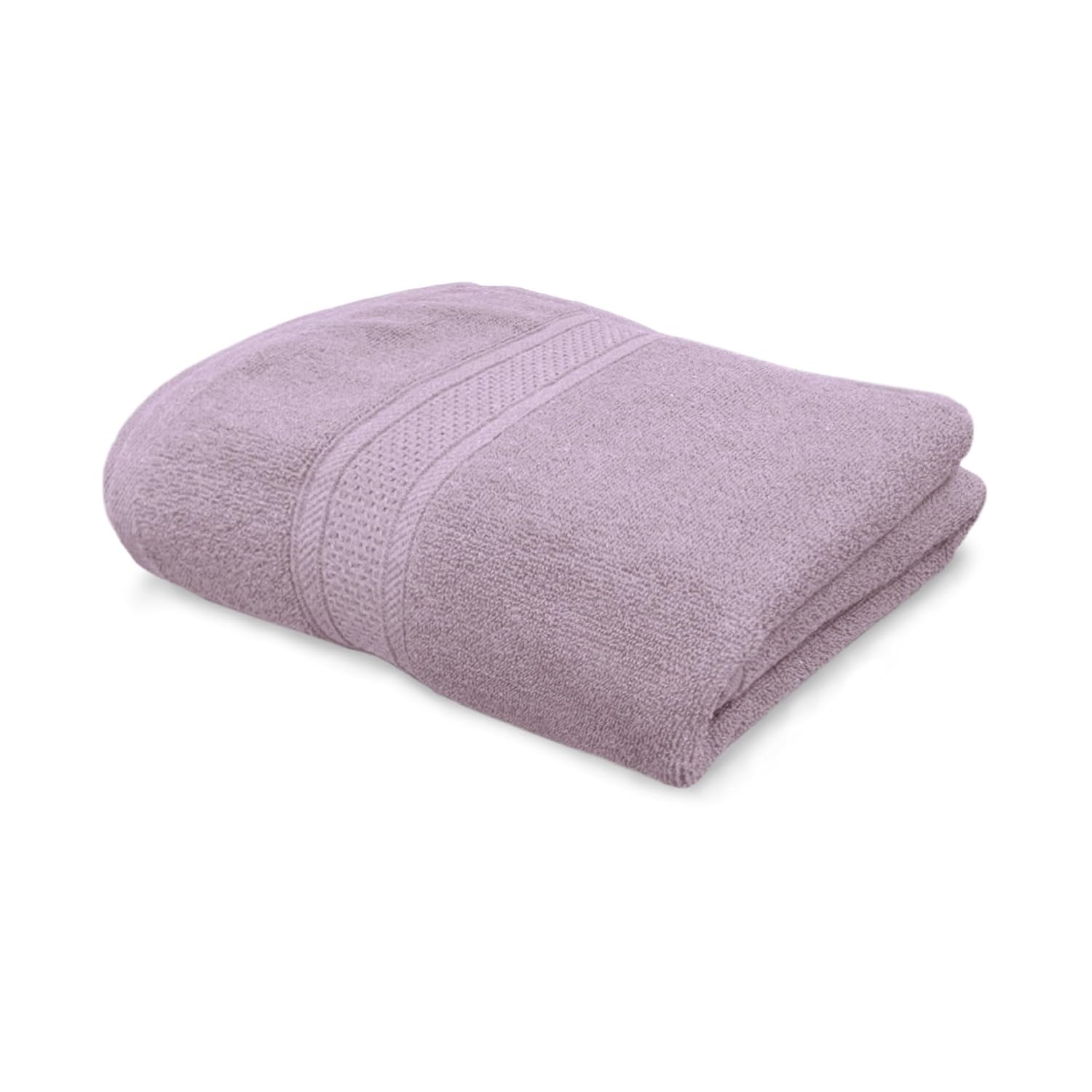 Luxe Home Cotton Bath Towel 450 Gsm | Quick Dry Large Size Bathroom Towels For Men & Women, Home, Kitchen, Gym, Spa (Lavender)